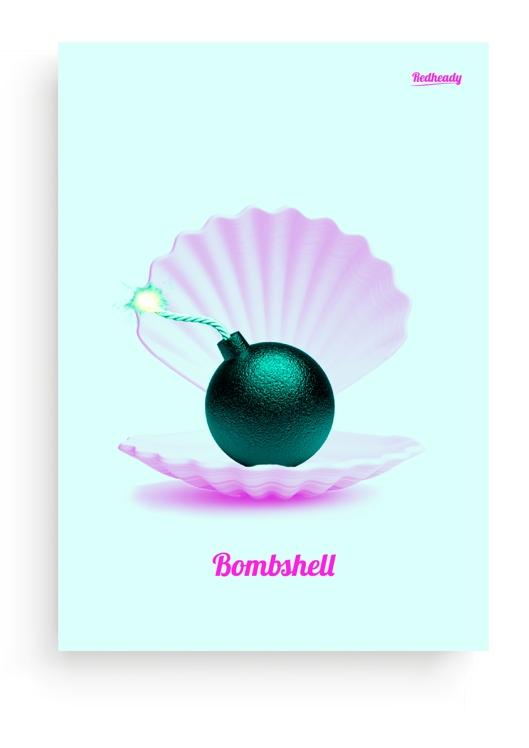 Bombshell poster A3 schelp