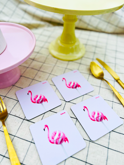 Coasters Flamingolly