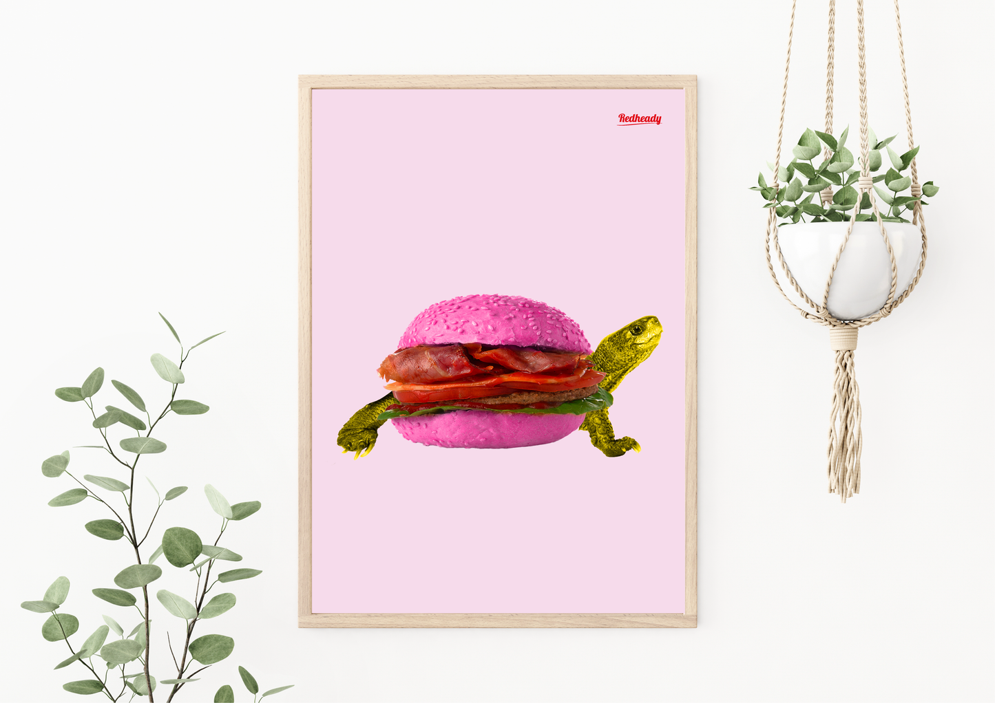hamburger schildpad poster 
