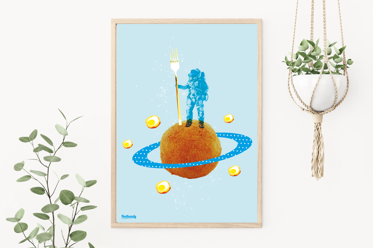 Planet eggball poster